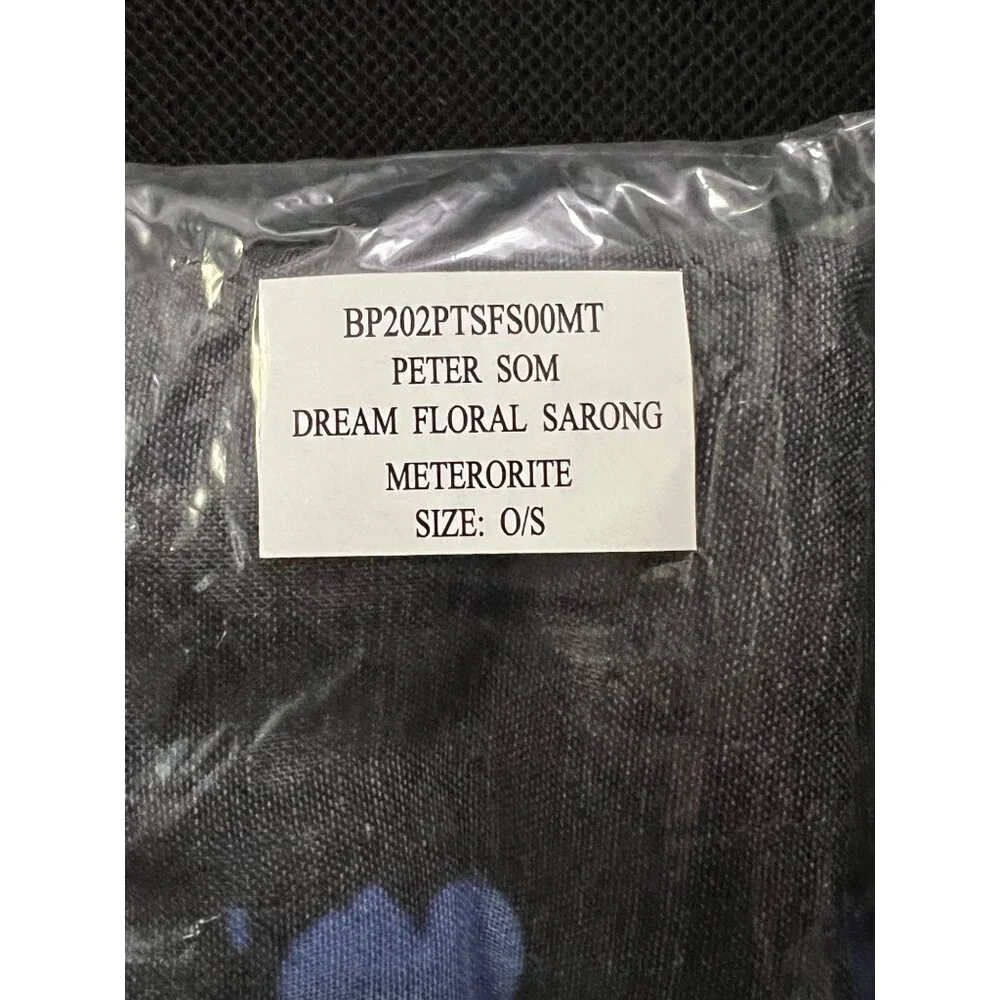 Peter Som Dream Floral Sarong Meteorite Coverup Dress Convertible Summer Beach D - Picture 9 of 15